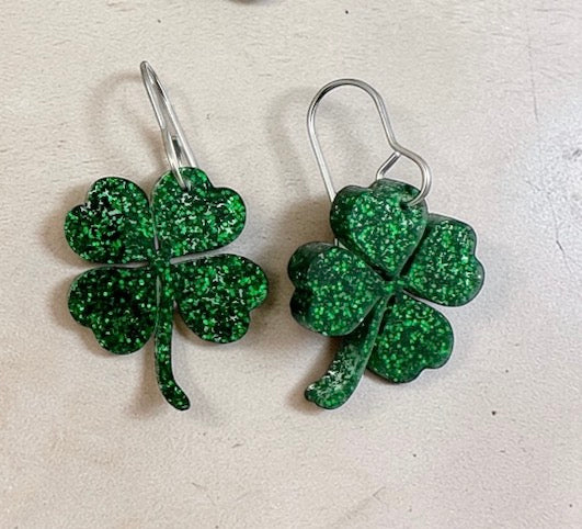 Lucky Four Leaf Clover Earrings