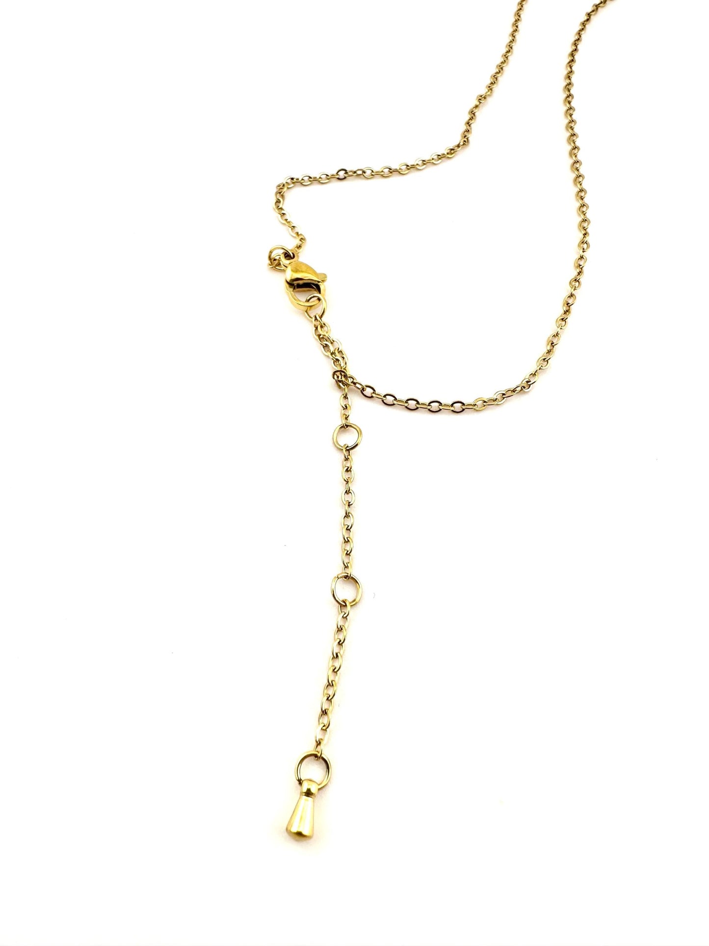 Personalized Word Pendant Necklace – Custom Engraved Nameplate with Your Words | Gold Bar Necklace Gift