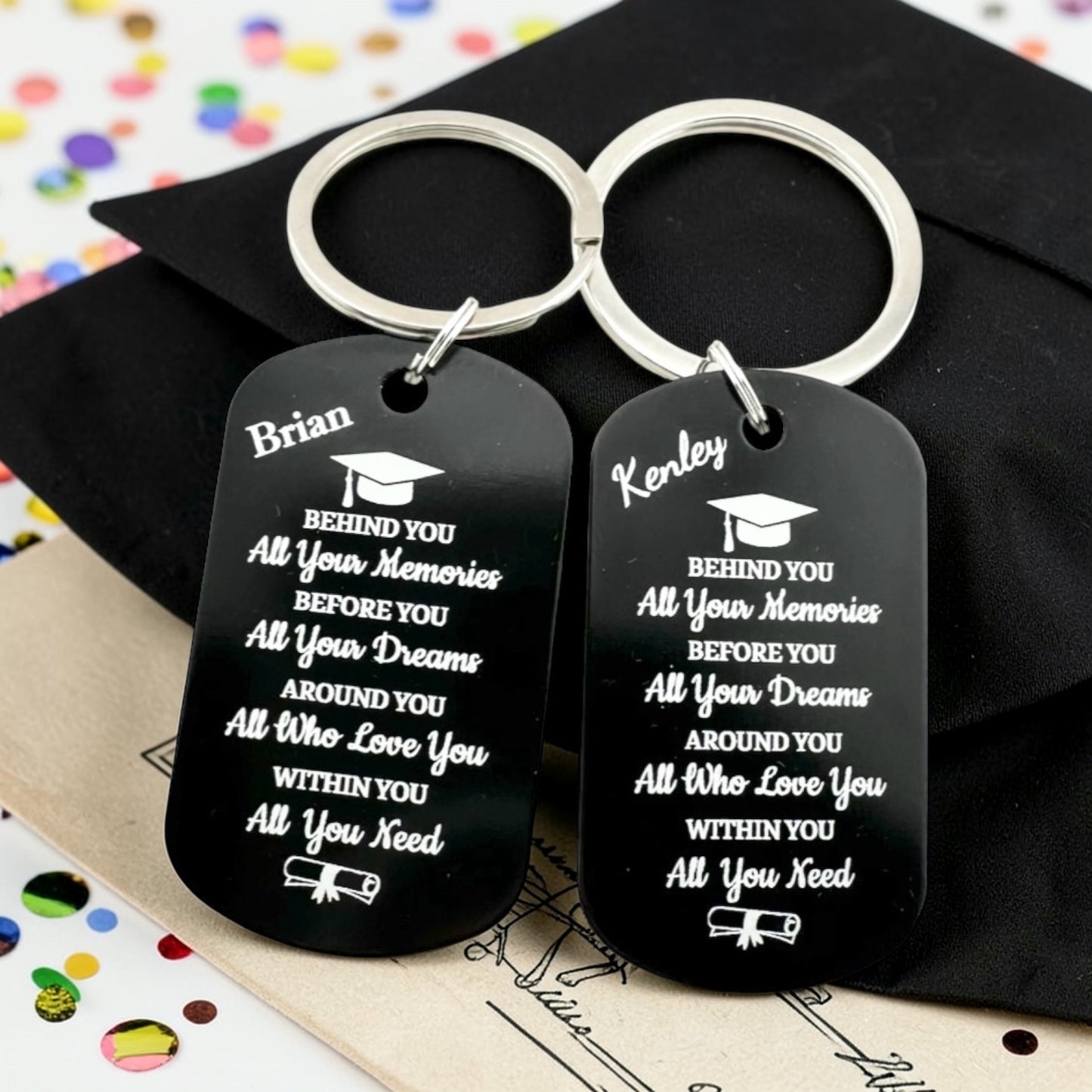 Personalized Graduation Keychain