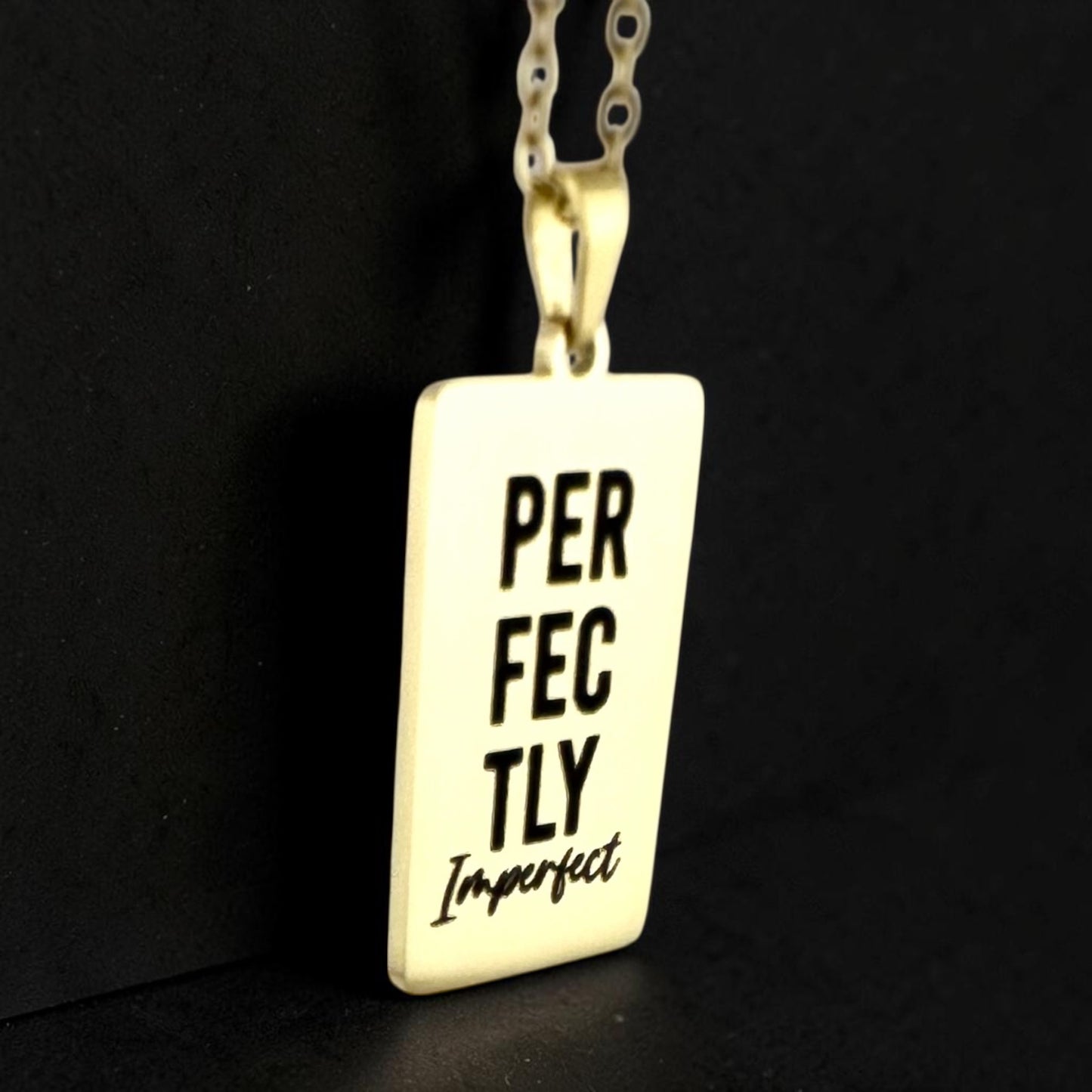 Perfectly Imperfect Gold Pendant