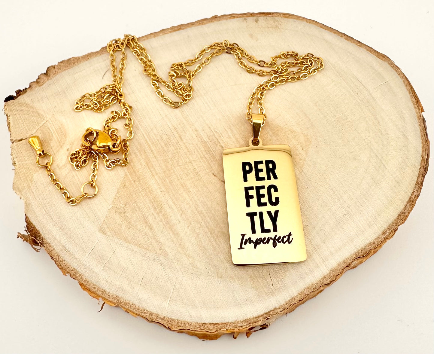 Perfectly Imperfect Gold Pendant