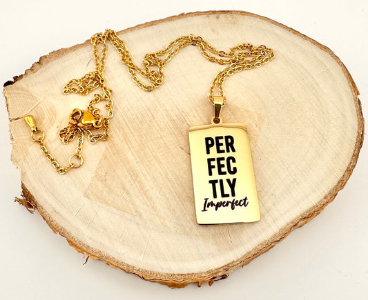 Perfectly Imperfect Gold Pendant