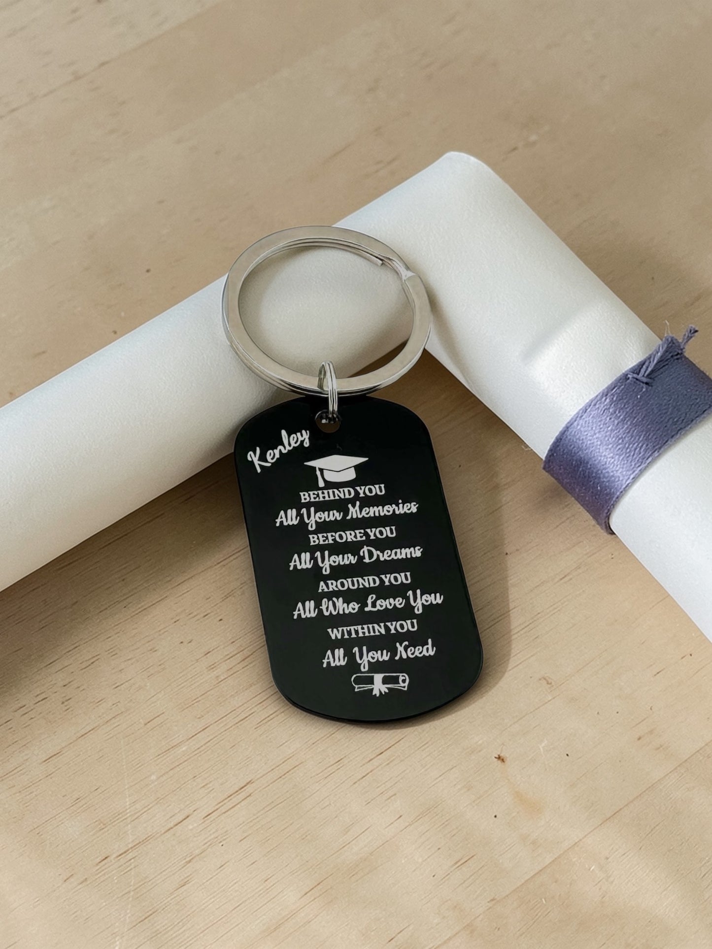 Personalized Graduation Keychain
