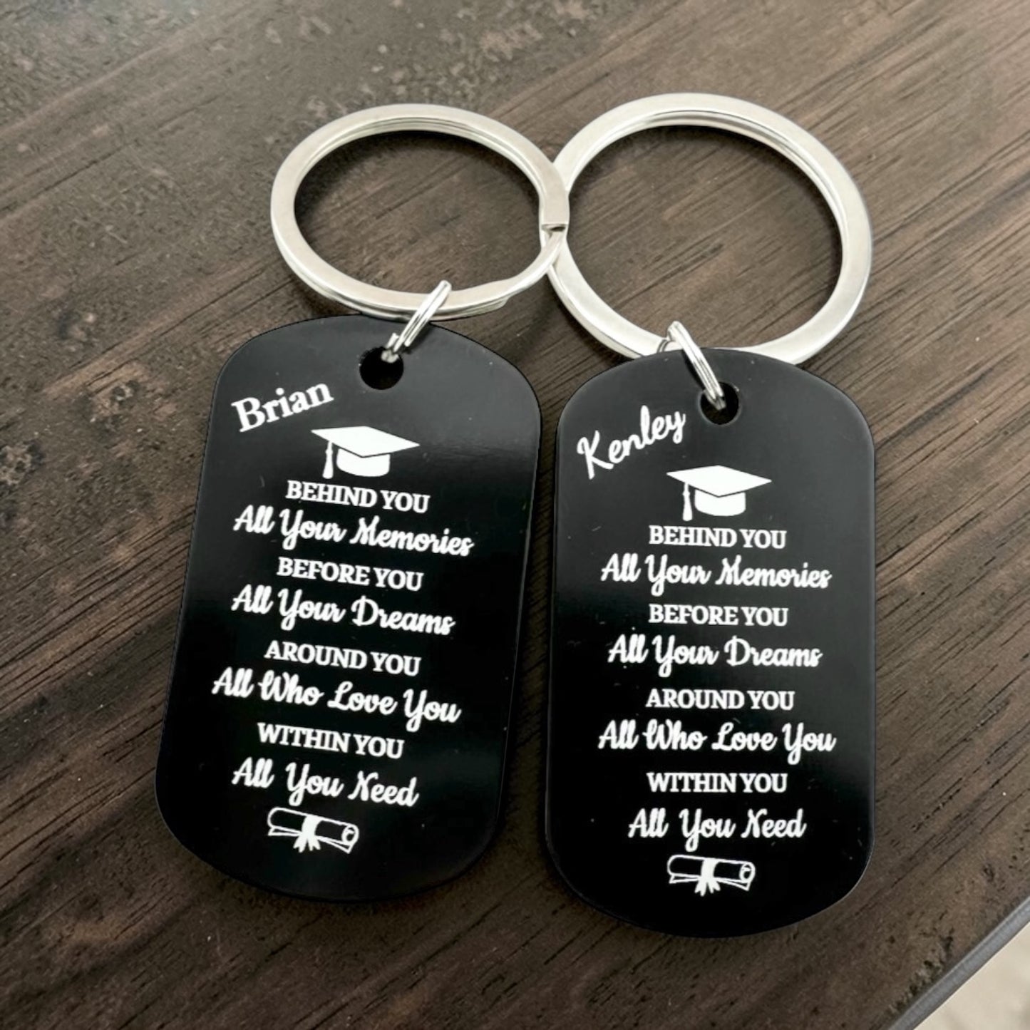 Personalized Graduation Keychain