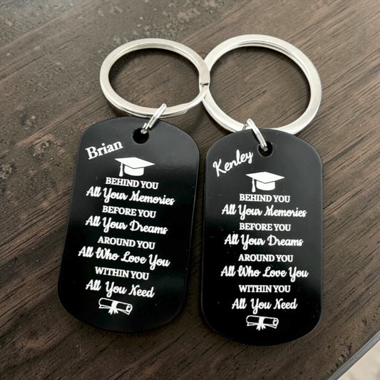 Personalized Graduation Keychain