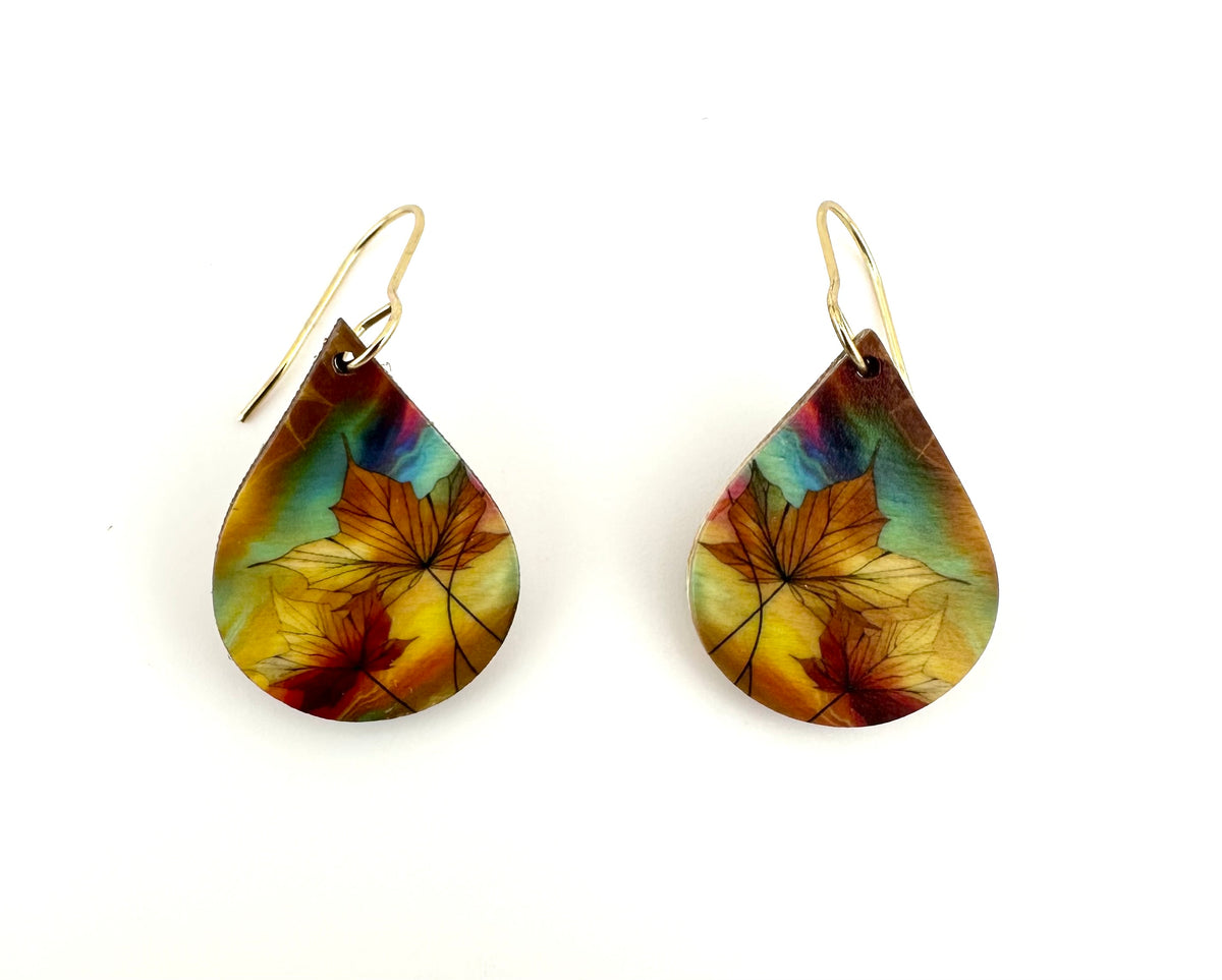 Fall Earrings Wooden Colorful Fall Earrings copy