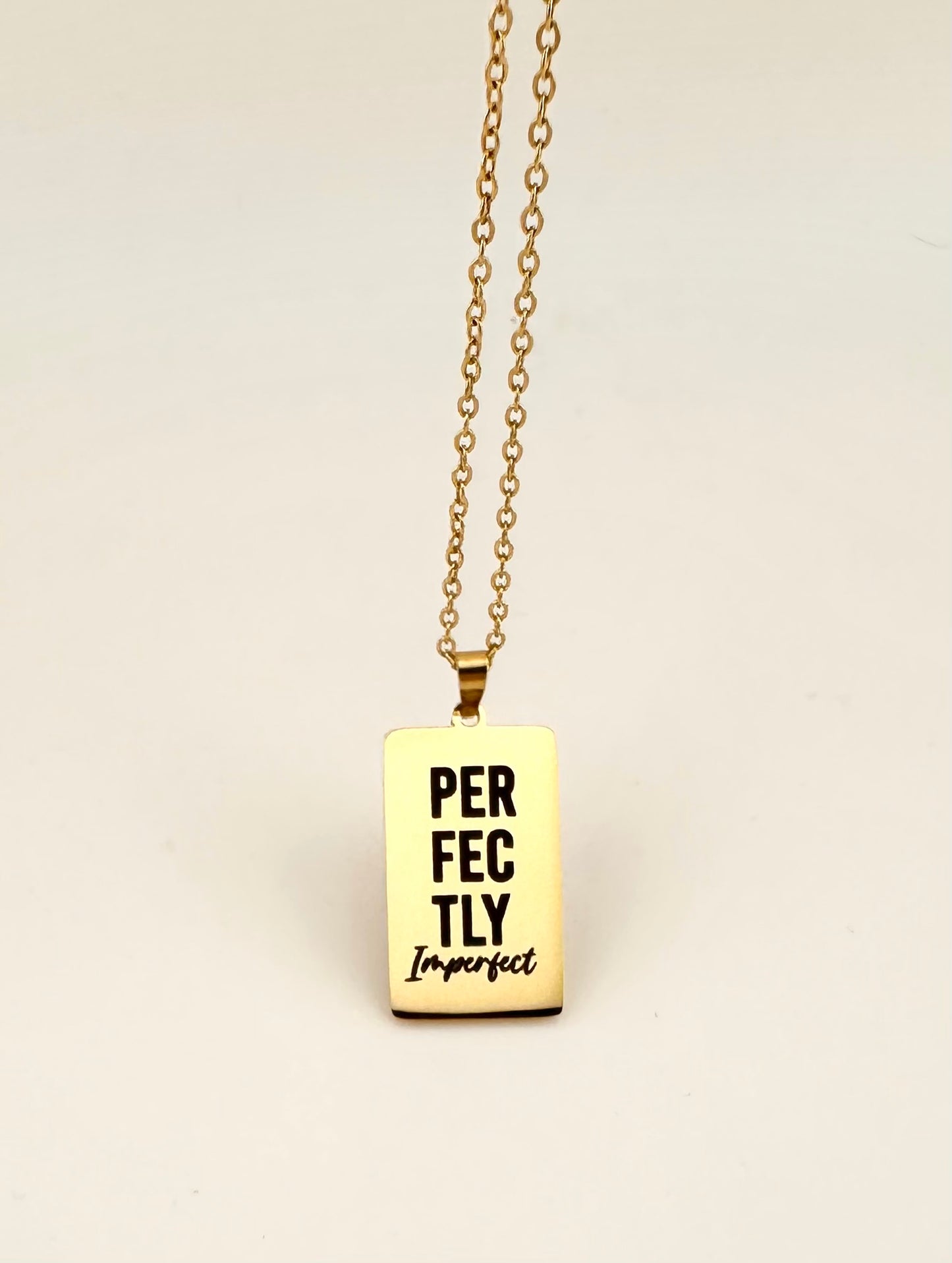 Perfectly Imperfect Gold Pendant