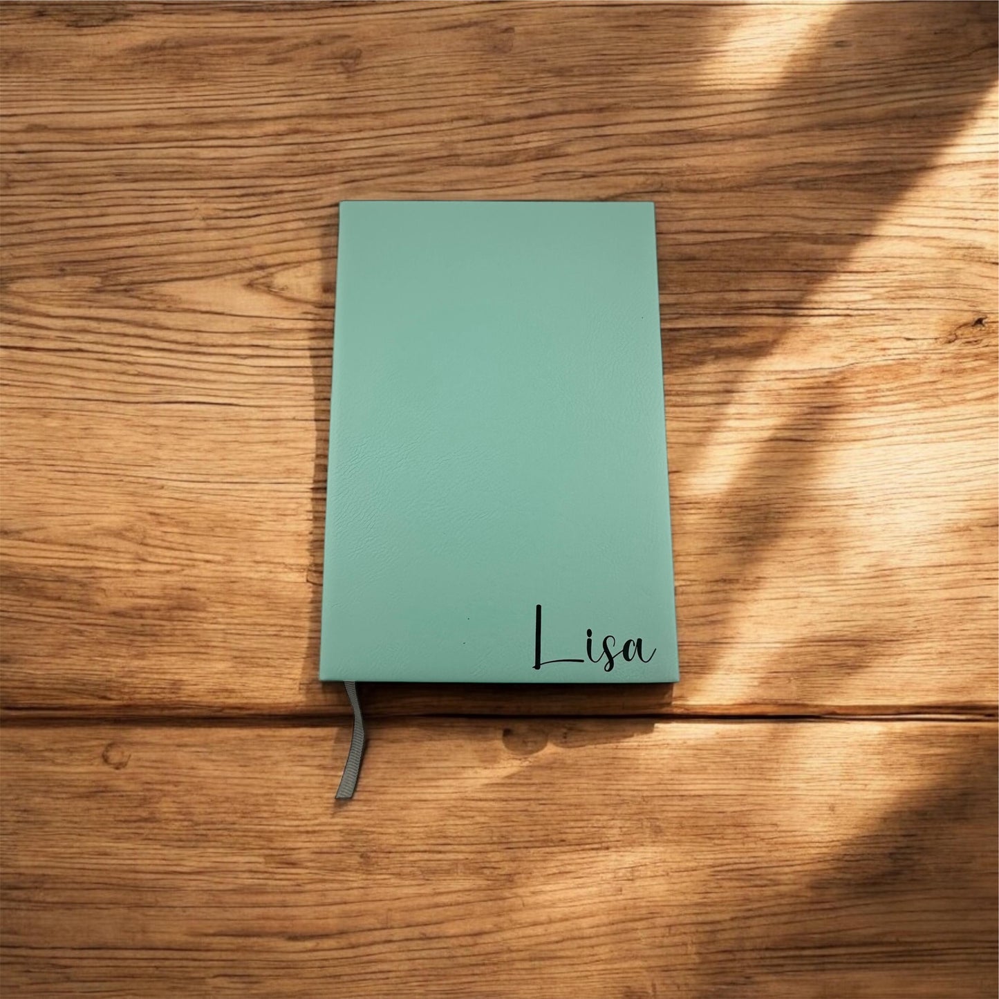 Personalized Leatherette Notebook, Custom Name Journal, Engraved  Leatherette Diary, Gift for Writers, Students, Teachers, Coworkers, Friend